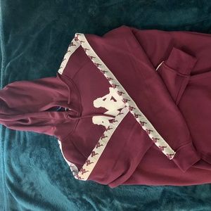 Kappa Authentic Hurtado Pullover Hoodie - Burgandy